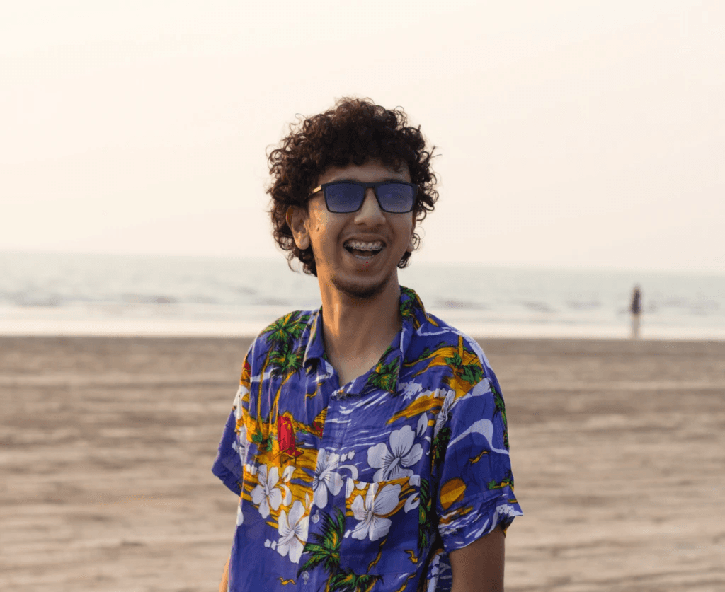 Portrait of portfolio creator – front view