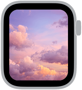 cloud drift Apple Watch face preview 2 featuring autumn, summer, and spring.
