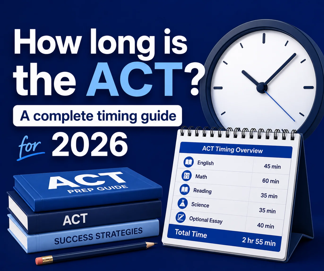 How long is the ACT? A complete timing guide for 2026