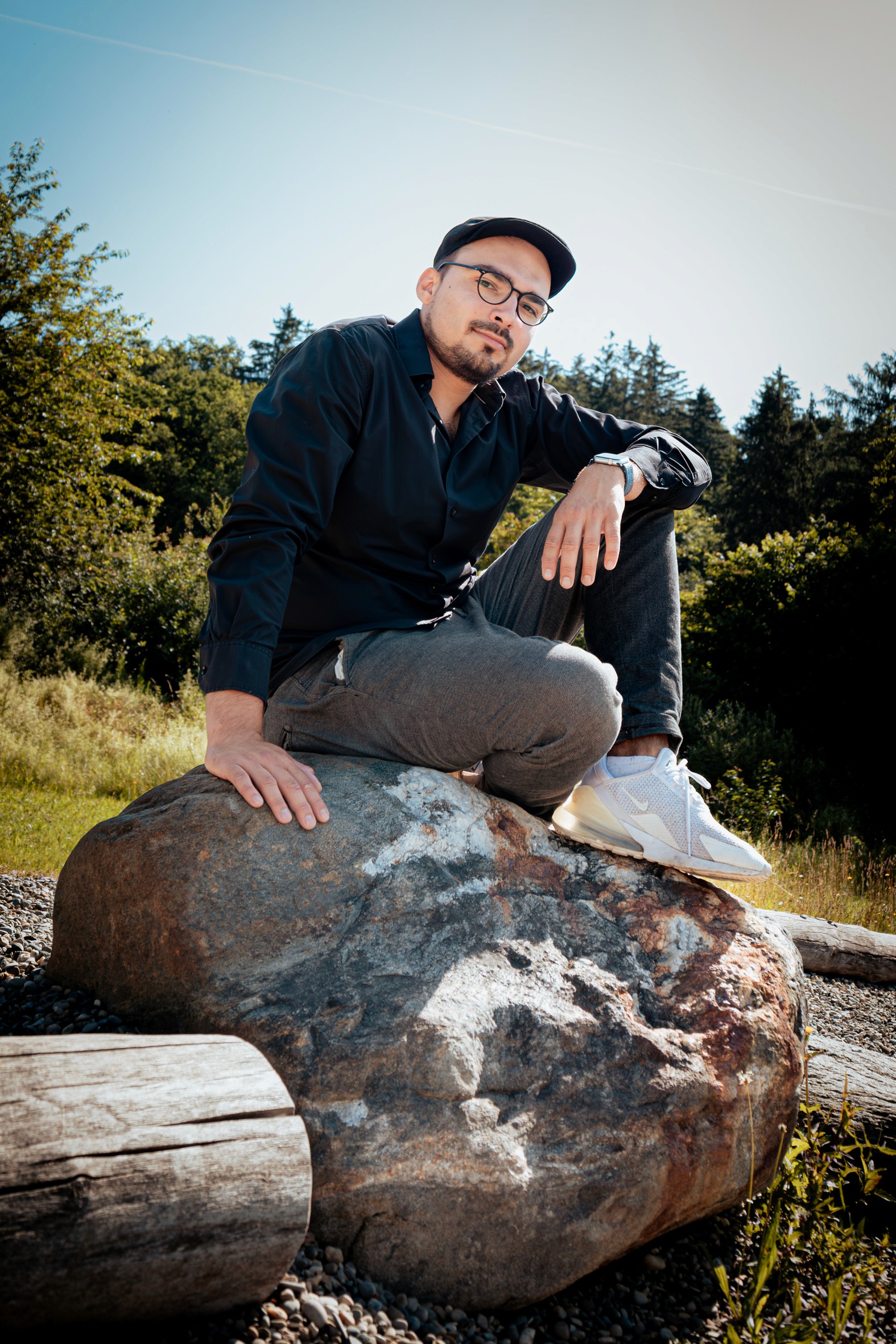 Portrait von Joachim Schimming in der Natur