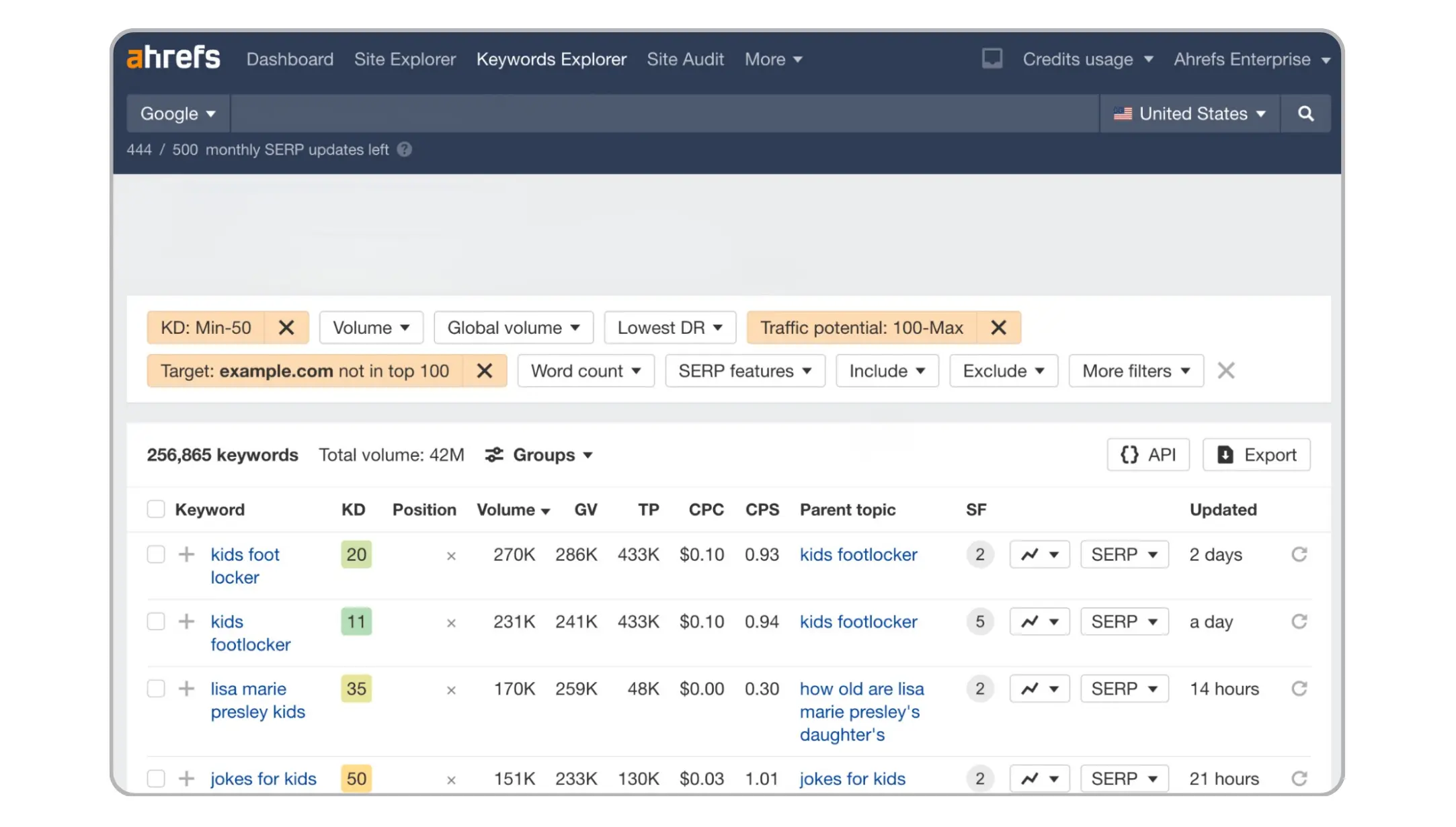  A call-to-action of Coozmoo's SEO Mastery ebook