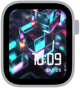 A selection from the Jade Atmos Apple Watch face collection