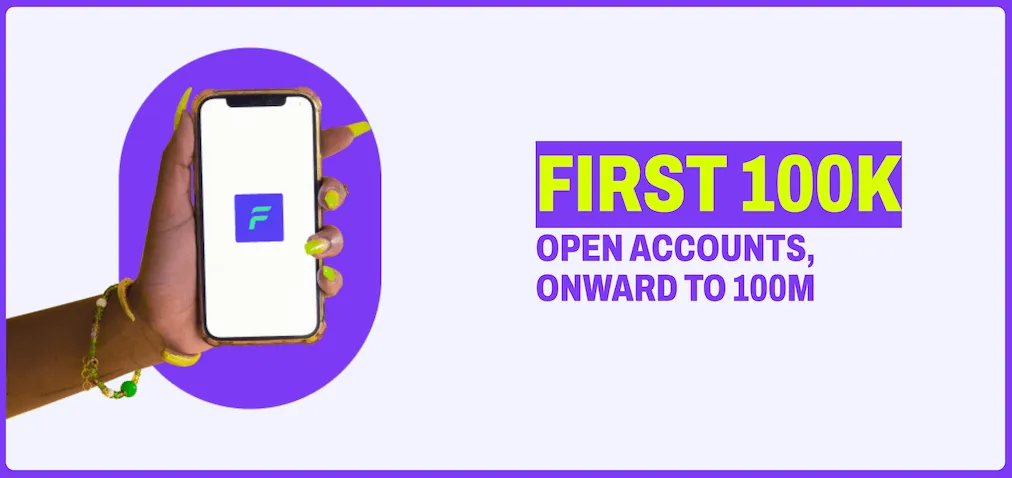 Fingo first 100k open accounts