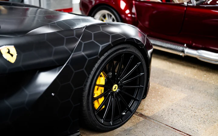 Detailing and protection work in progress at Rocky’s Ultimate Garage