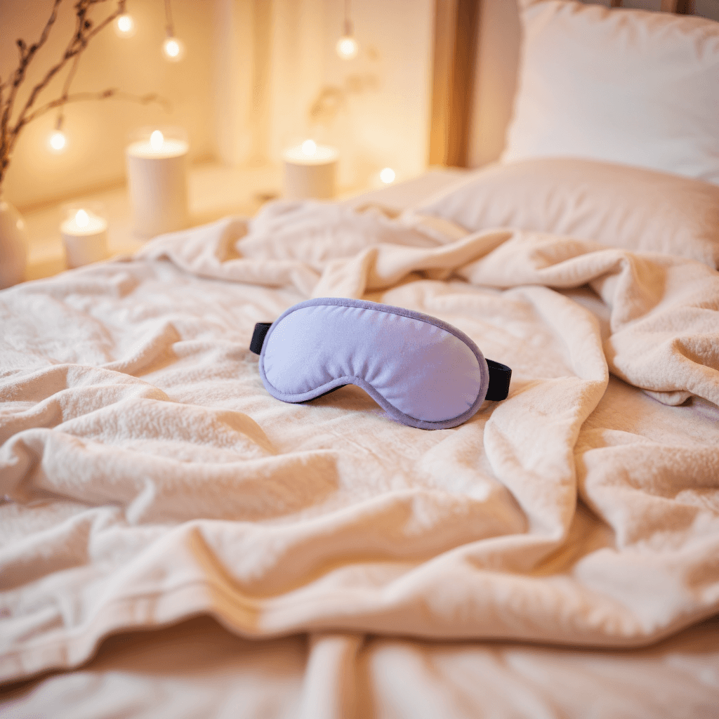 product photography of sleep masks