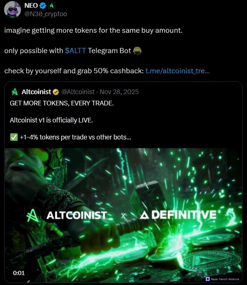 Twitter testimonial screenshot