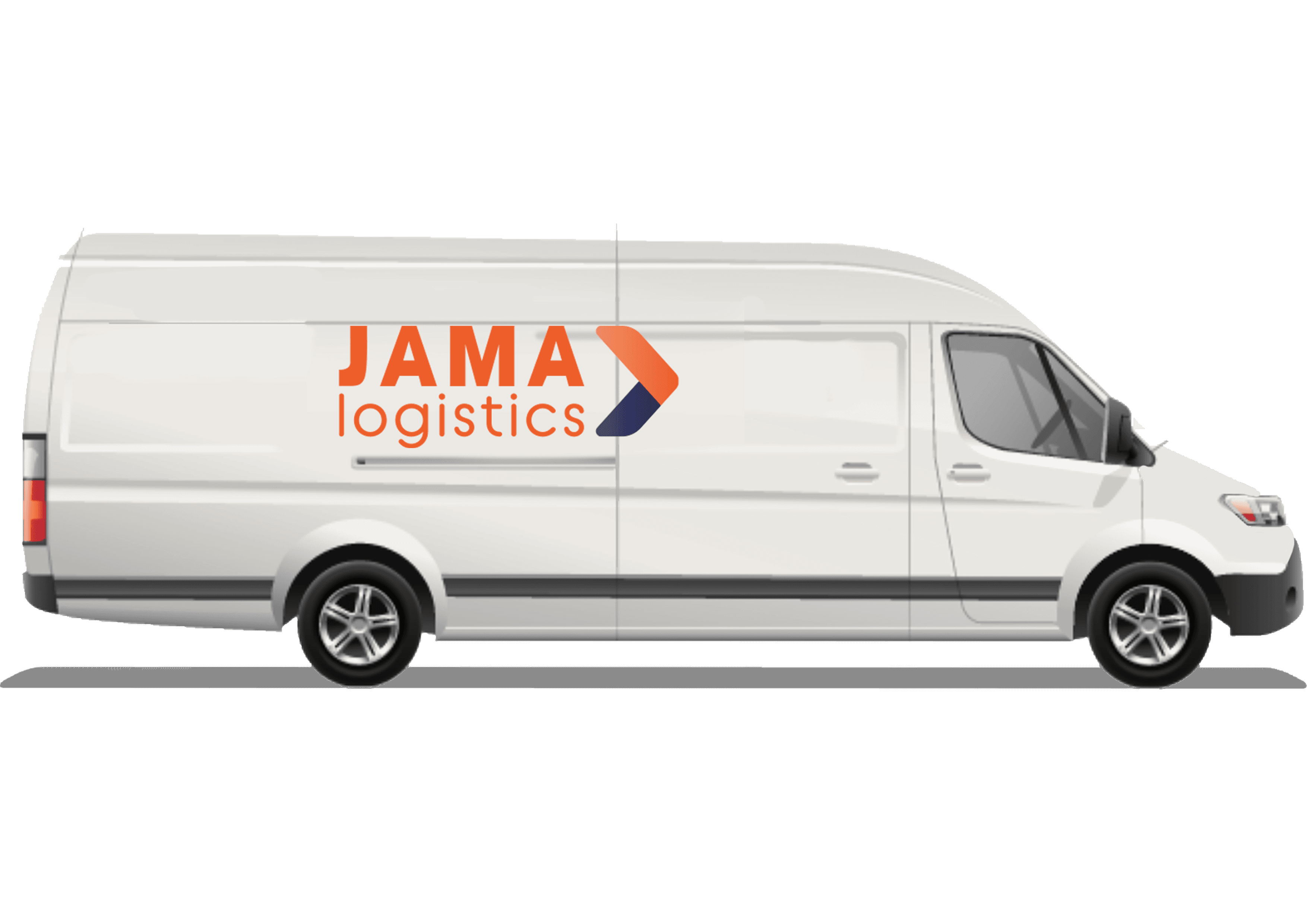 image of a LWB with the jama logistics logo on the side