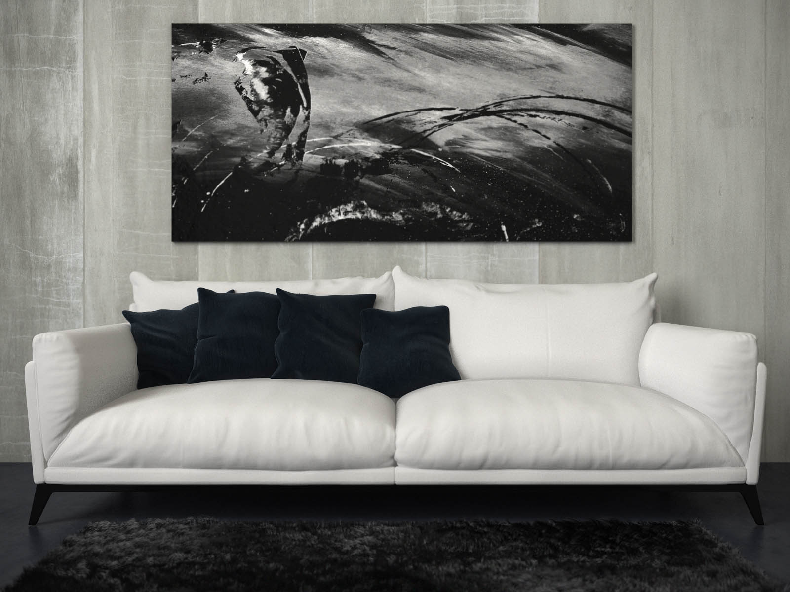 Contemporary kitchen Arch Vis - 3d Visualization scene.