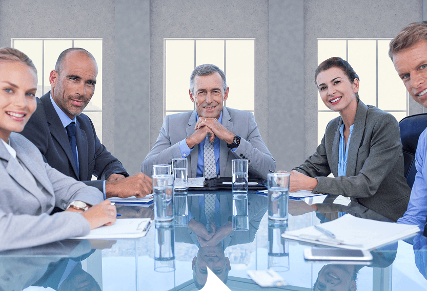 some business men are in meeting
