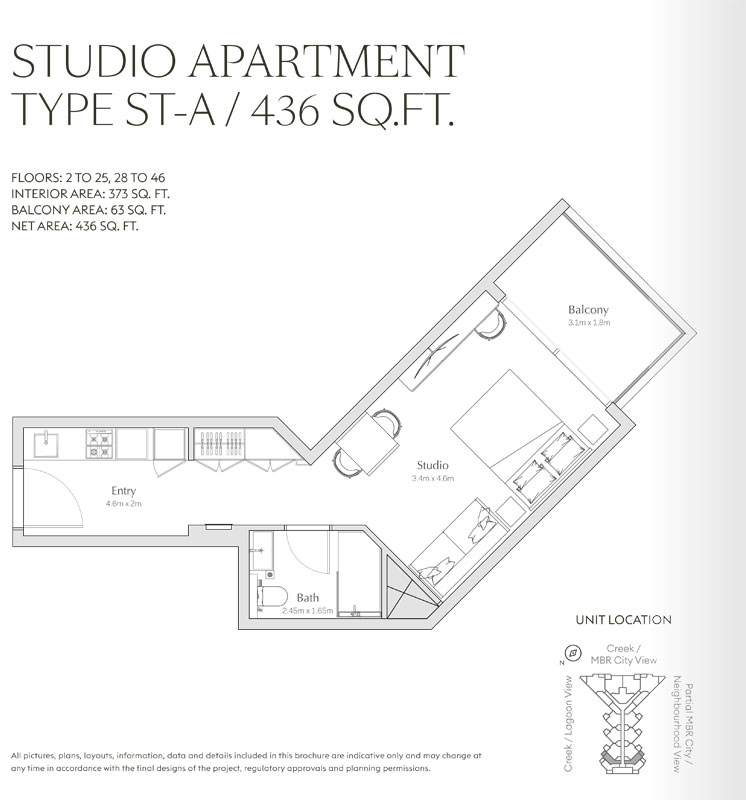 Regalia Tower by Deyaar Floor Plan Studio