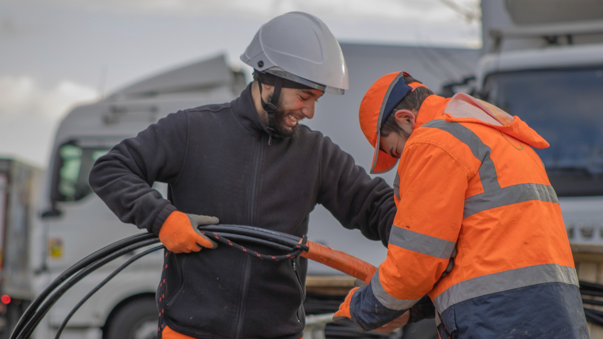 an electric car being charged by a charger