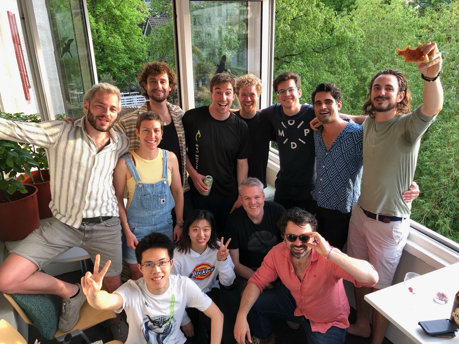 Concetrated triathlete grayscale