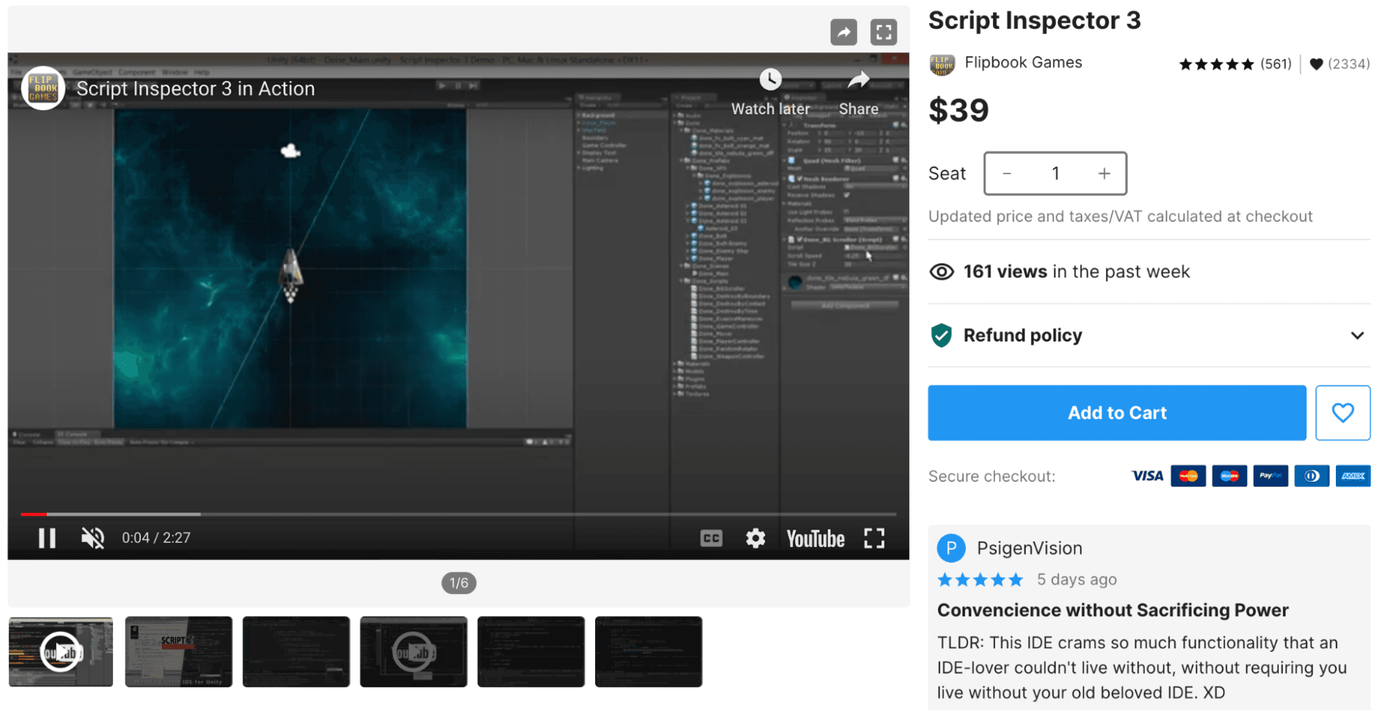 Script Inspector 3 is a game-changer for developers who want to code without leaving Unity. This plugin brings a powerful code editor directly into the Unity environment, complete with syntax highlighting, real-time error checking, and instant code compilation. 