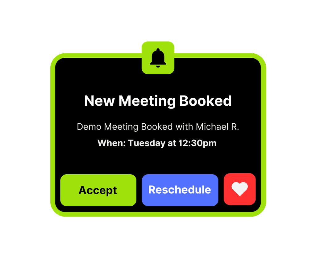 New Meeting Booked Notification