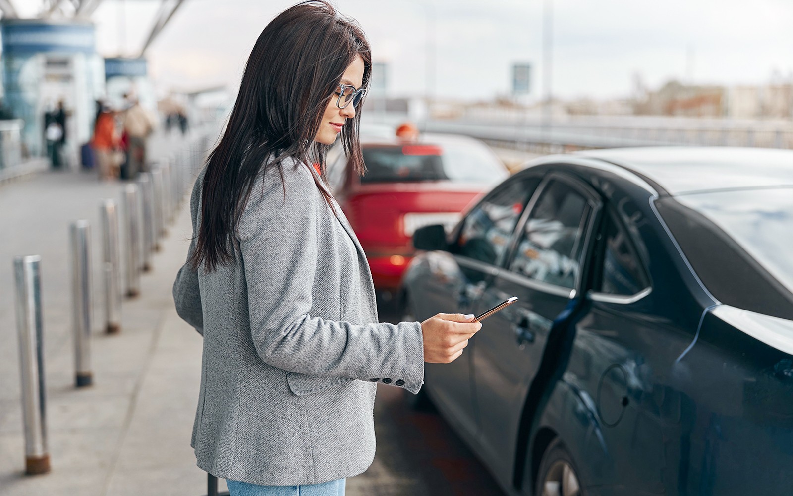 Private transfer pickup at Heathrow Airport for Central London journey.