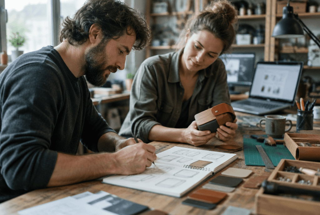 Developer customizing a WooCommerce store on a laptop in a home office
