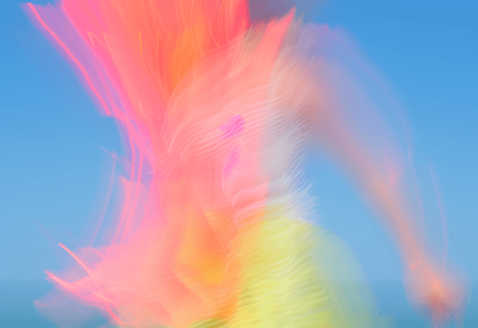 A woman in a vibrant dress strolls along the sandy beach, with waves gently lapping at the shore.