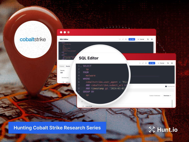 The Complete Guide to Hunting Cobalt Strike - Part 2: 10+ HuntSQL Recipes for Detecting Cobalt Strike Infrastructure