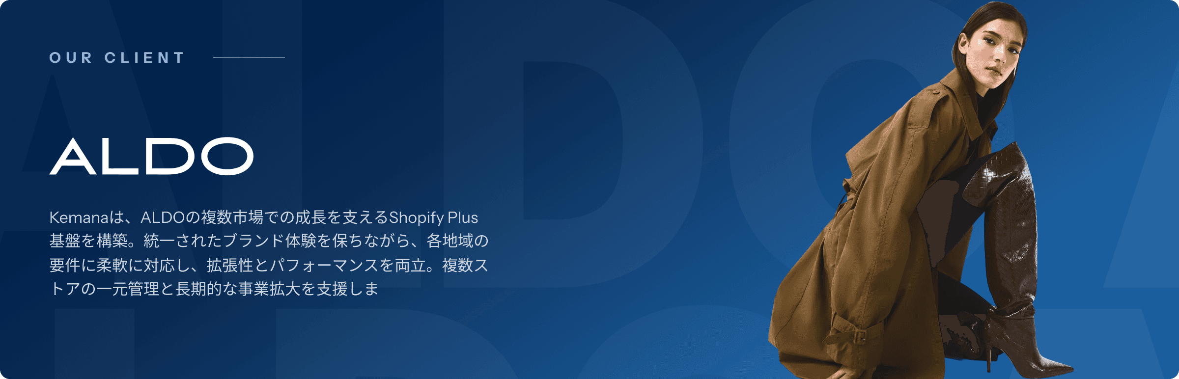 Aldo ecommerce implemenation