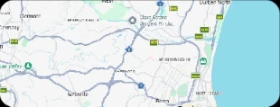 Satelite map of durban
