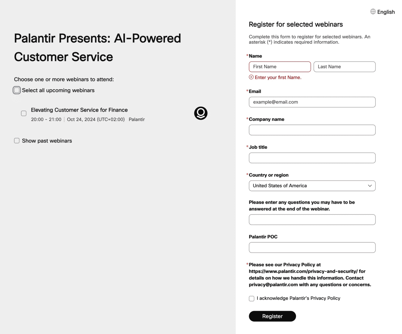 Palantir Marketing Analysis by Milk & Cookies studio | Webinars