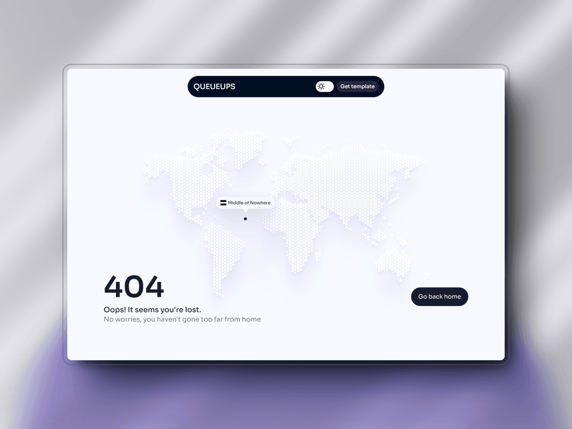 QueueUps Waitlist template - Framer template designer