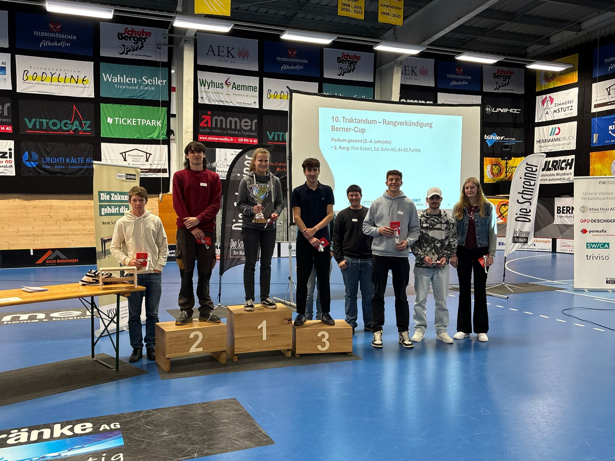 Foto alle Podestplatzierte