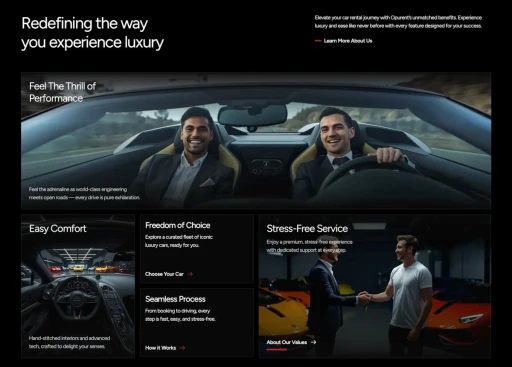 Site web agence de location