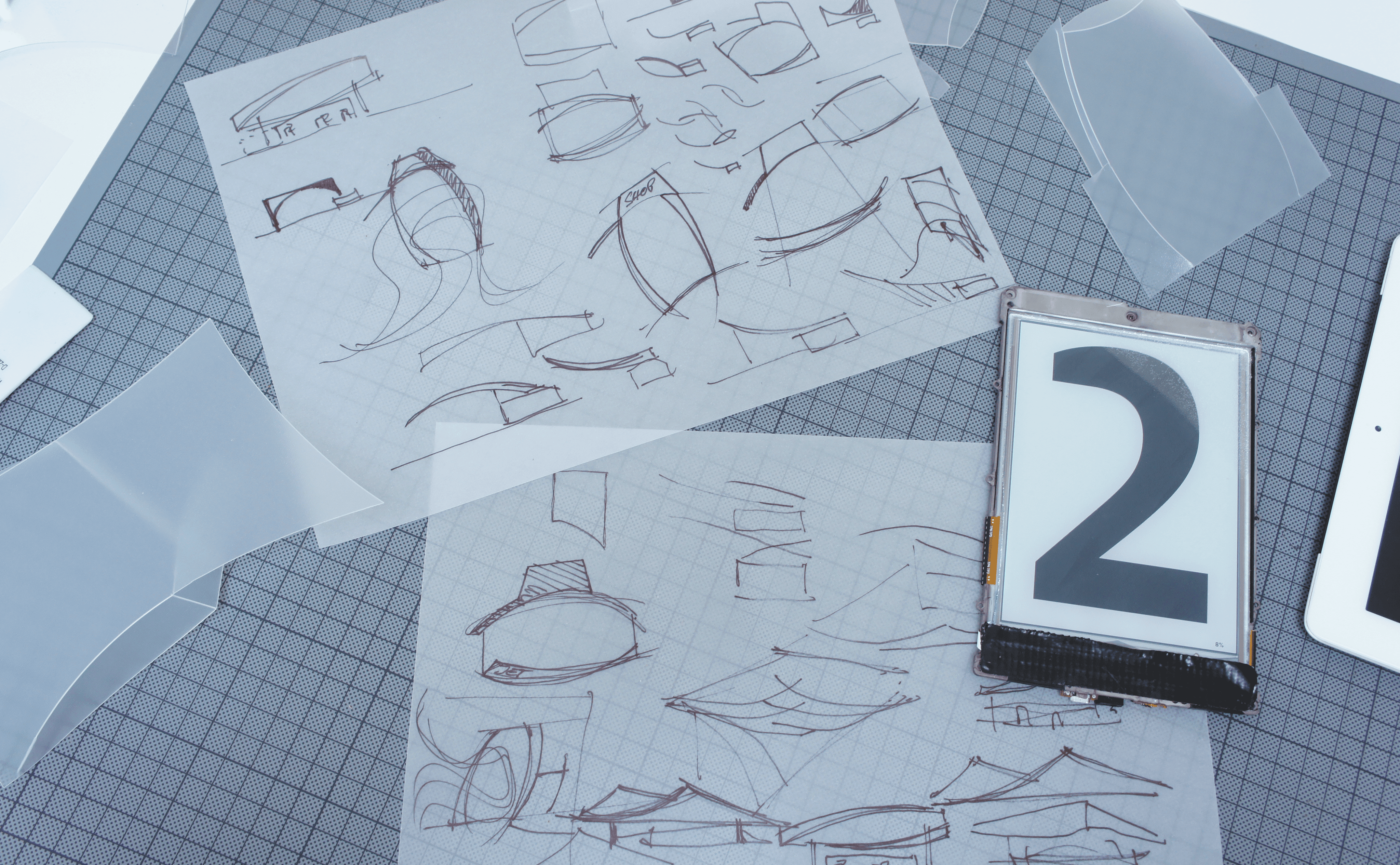 Tafelskizze von tegut... teo im Qartier.