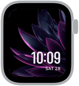 A selection from the Obsidian Bloom Apple Watch face collection