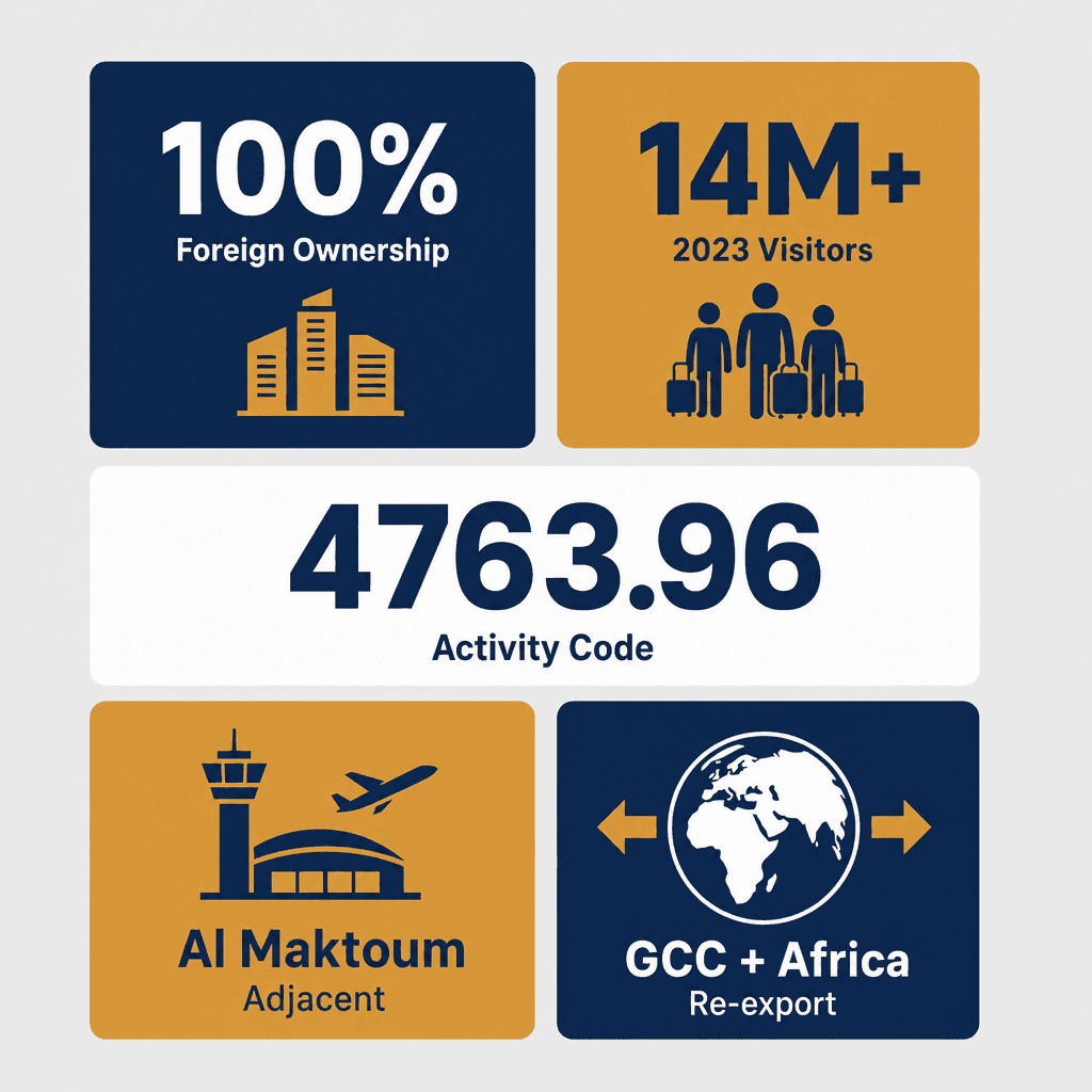 Infographic: Camping Requisites Trading License in Dubai