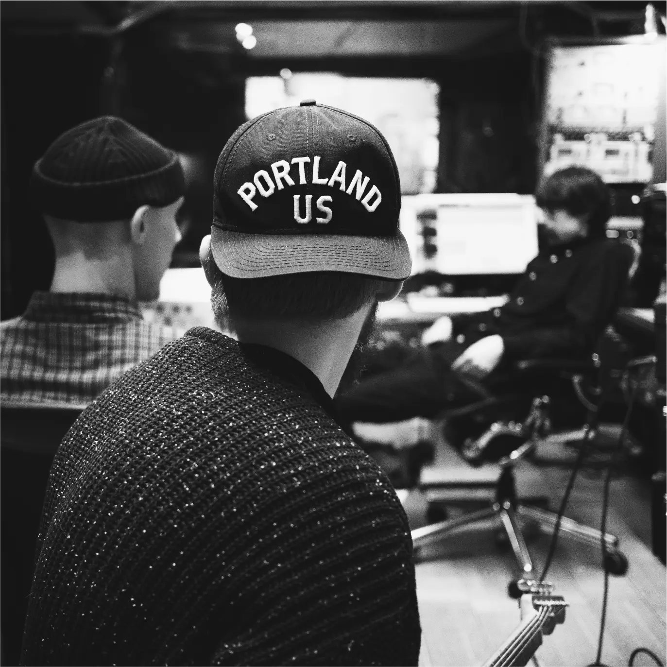 A music production team.