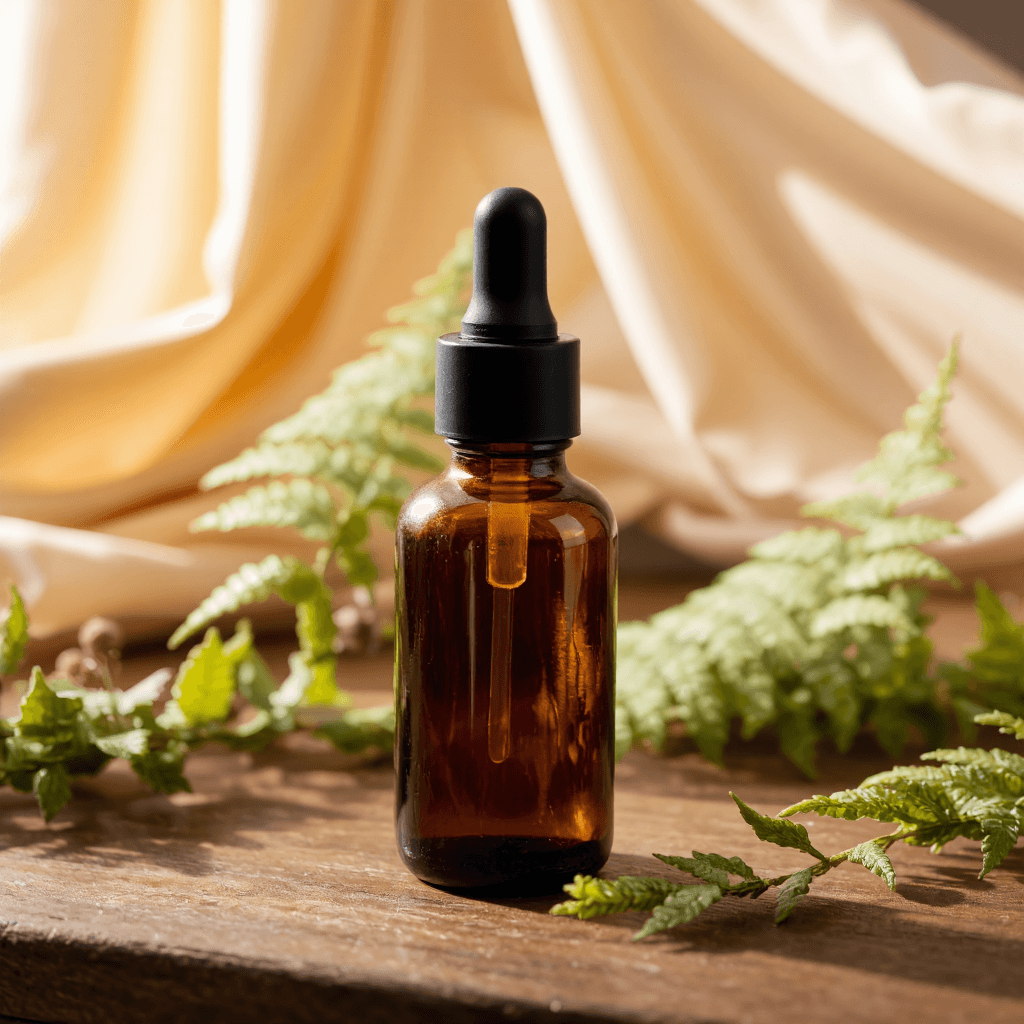 product photography of bottle of skincare product