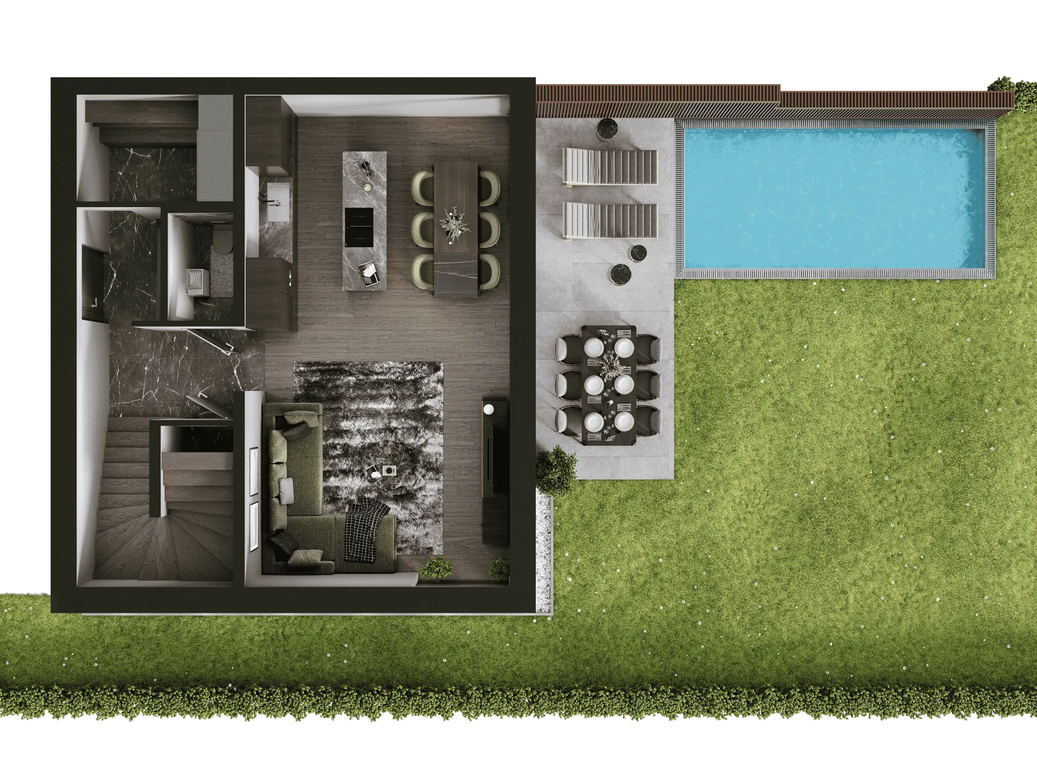 Render des Apartments