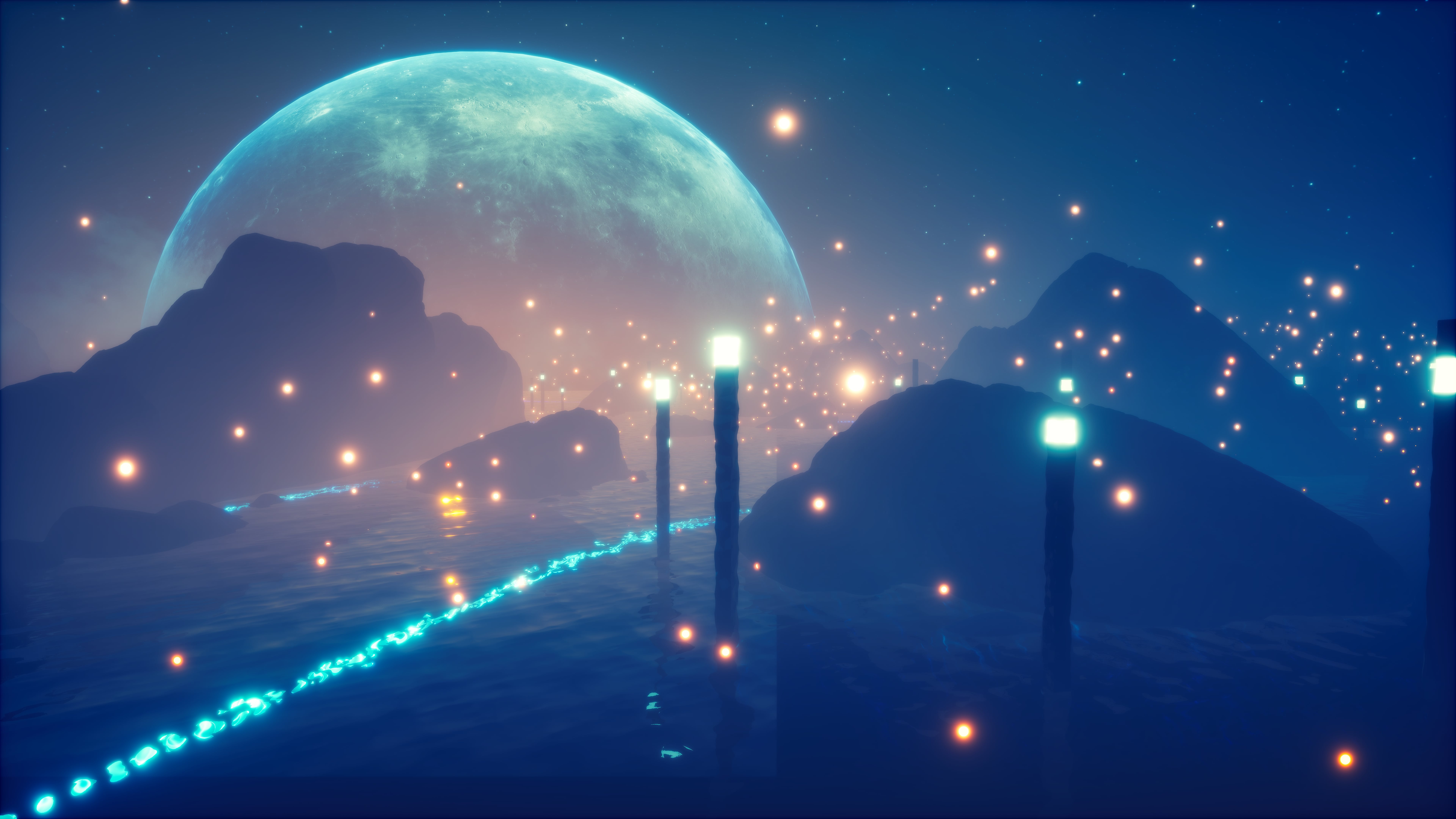 An image showing the LIDO XR immersive and interactive world created for the XR Dreamland Festival in Kaohsiung.