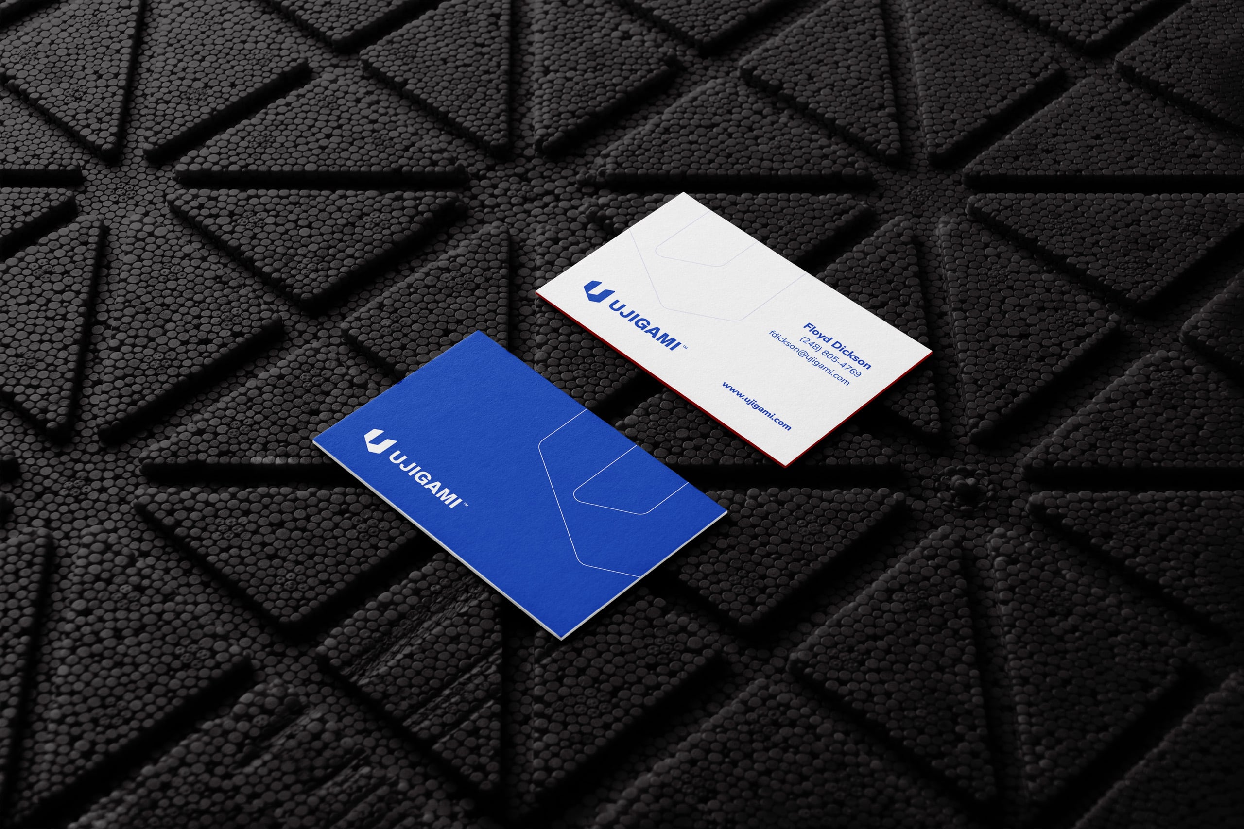 Ujigami Business Card Design.