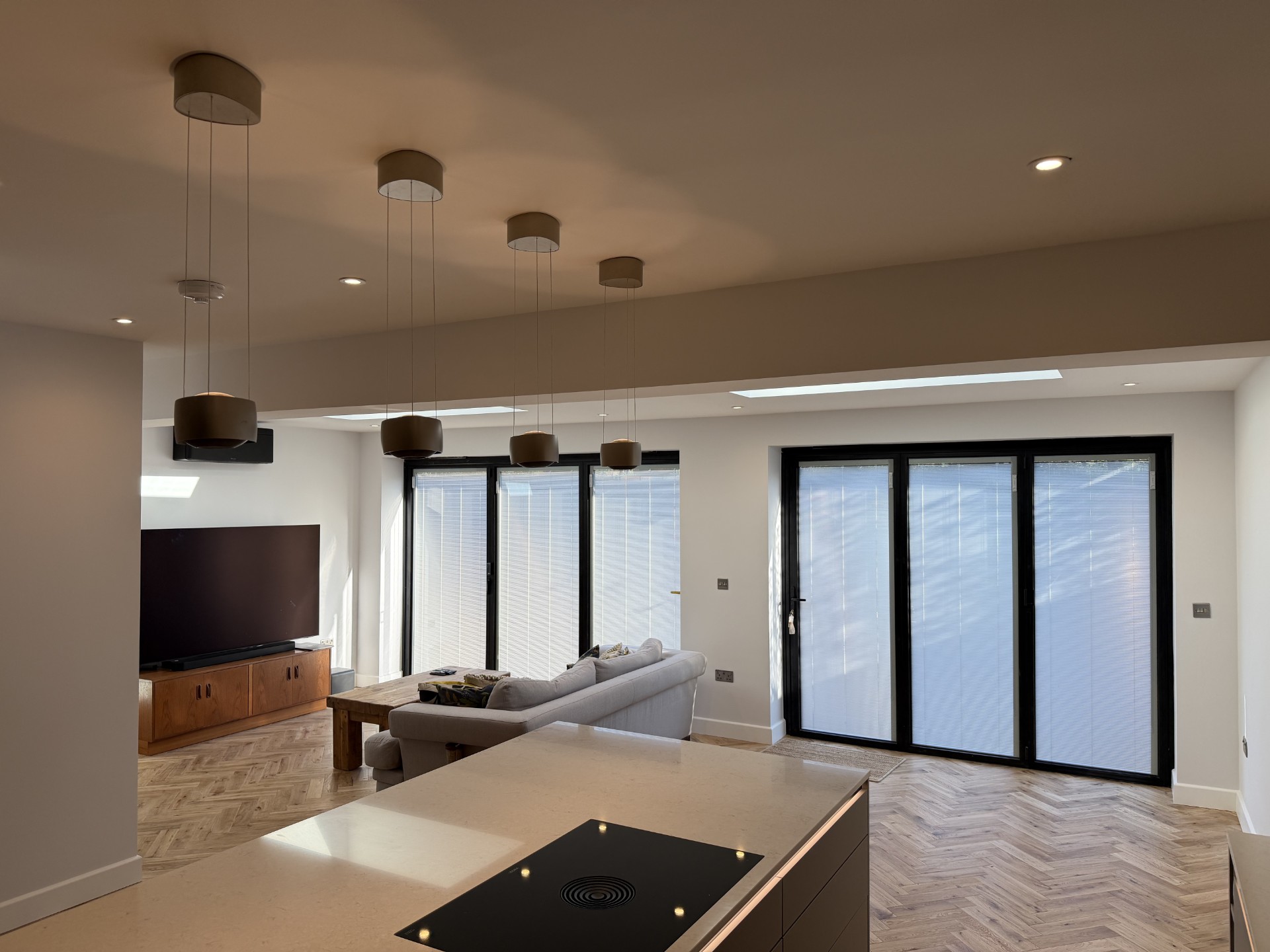 kitchen with door opened