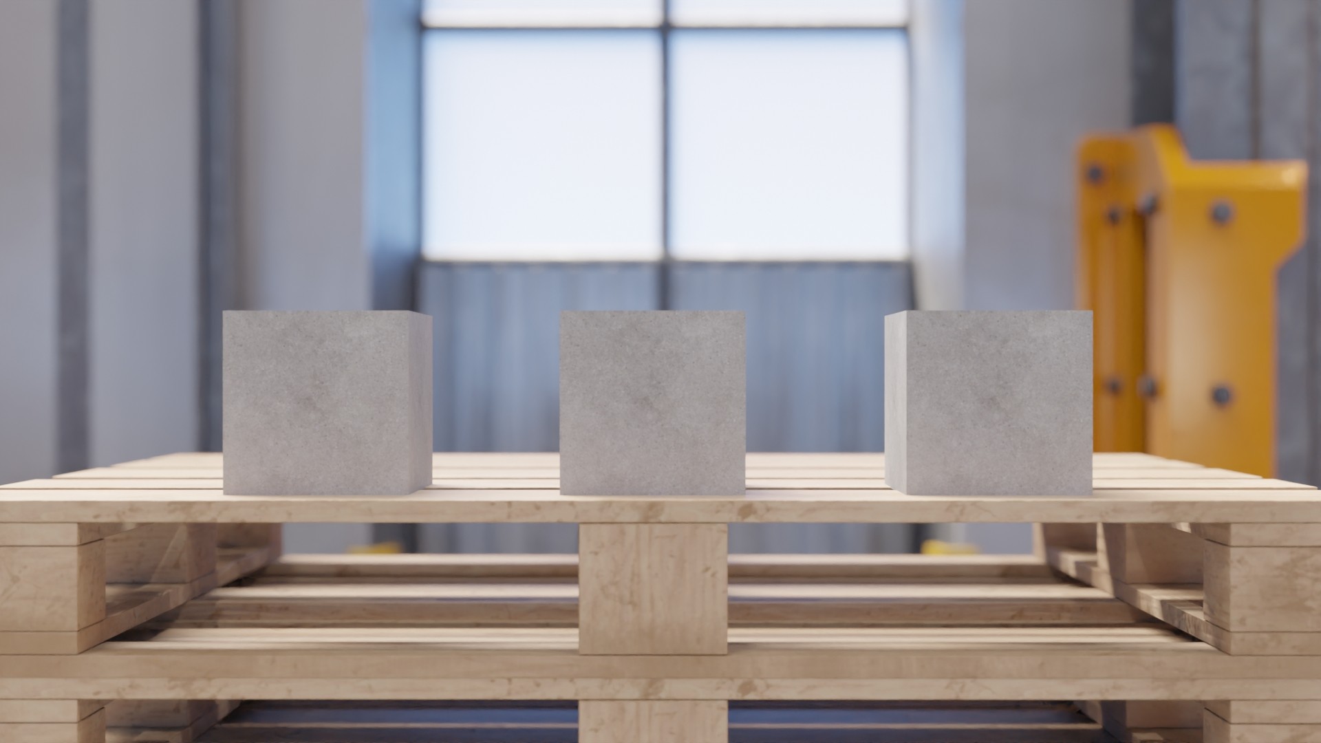 Four blue business card mockups with white text on a textured blue background, arranged in a grid. Simple, modern, and professional design.