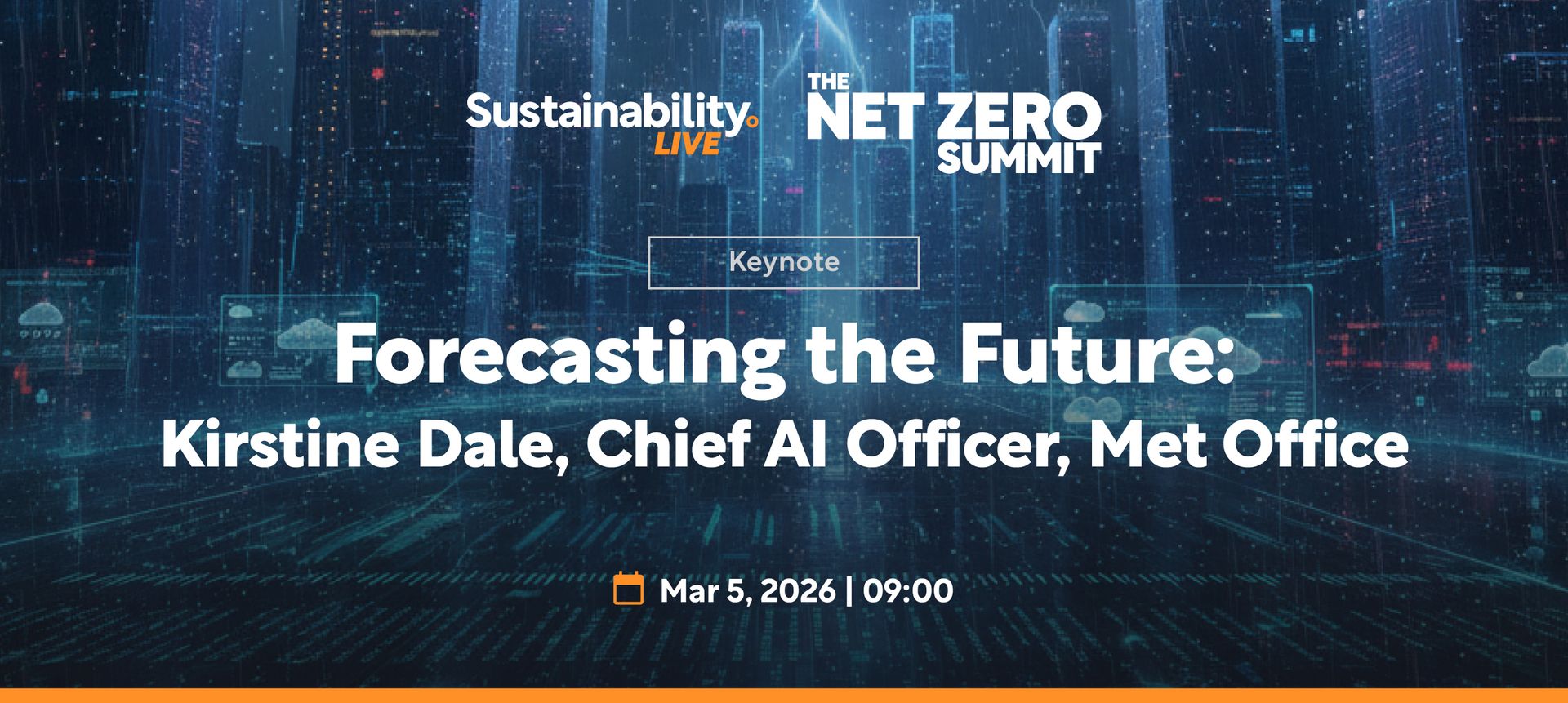 AI in Sustainability Panel, Workshop and UK Met Office Keynote Confirmed for Sustainability LIVE: The Net Zero Summit