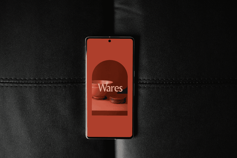 Mobiltelefon med nettside