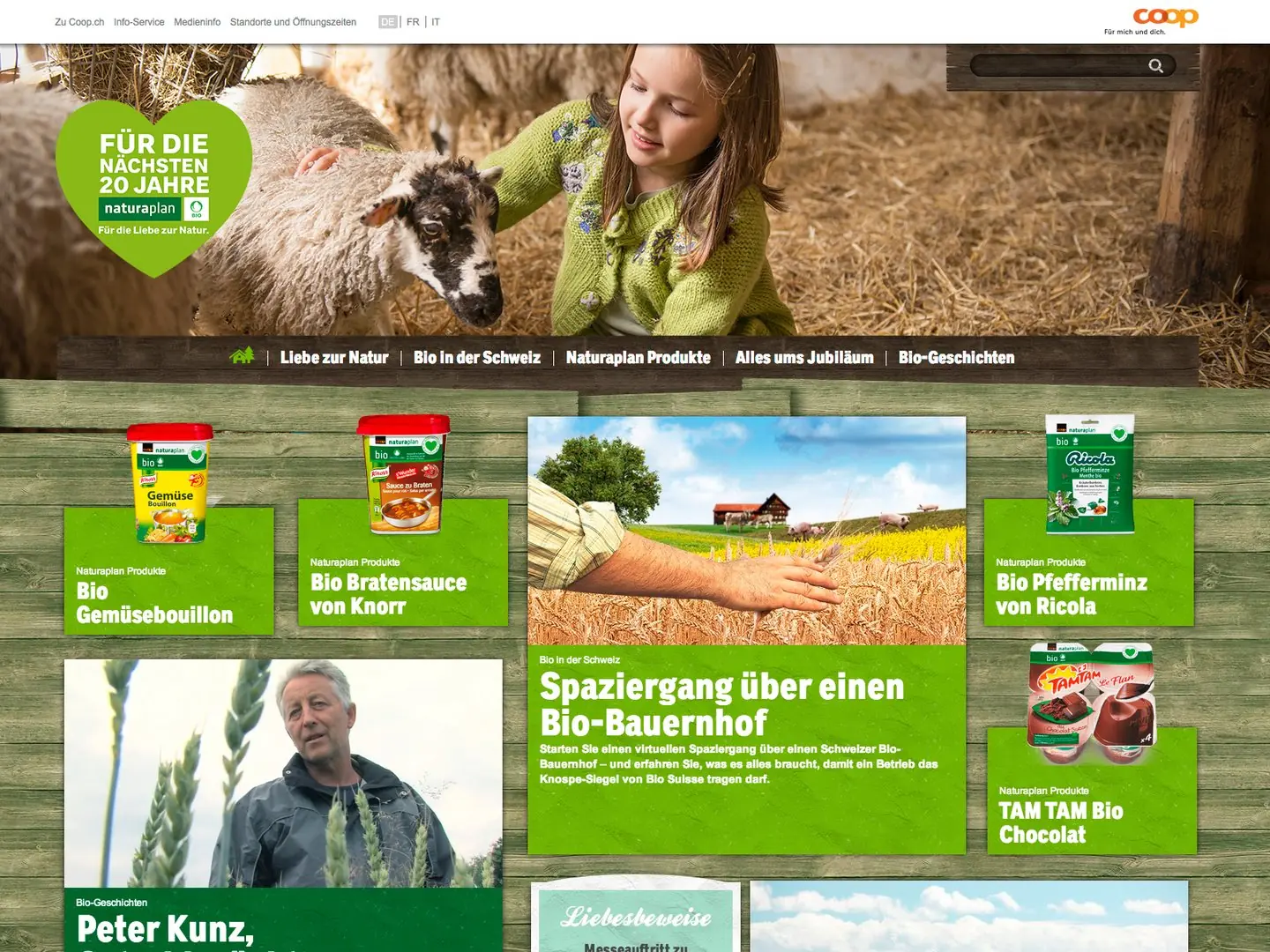 Coop – Naturaplan – 20 Jahre
