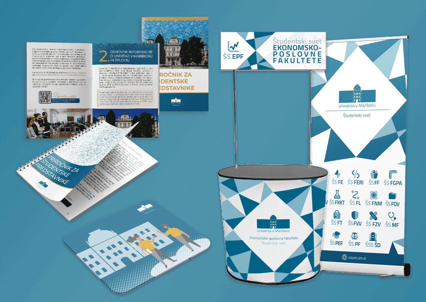 Promotional material designed for SŠUM