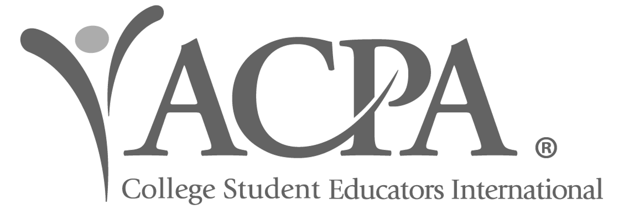 ACPA: College Student Educators International logo, with a stylized person. 