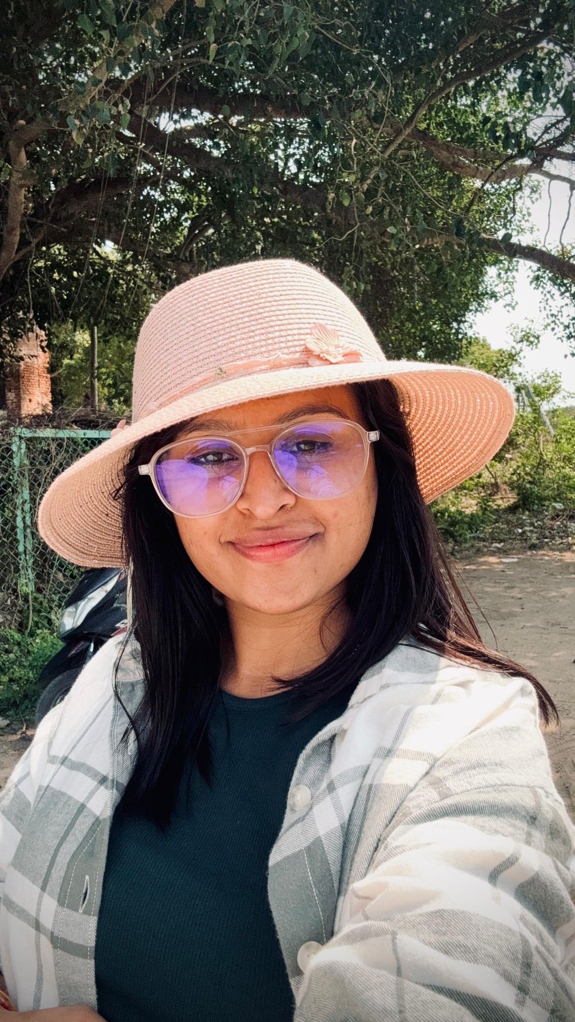 A portrait of a young man smiling