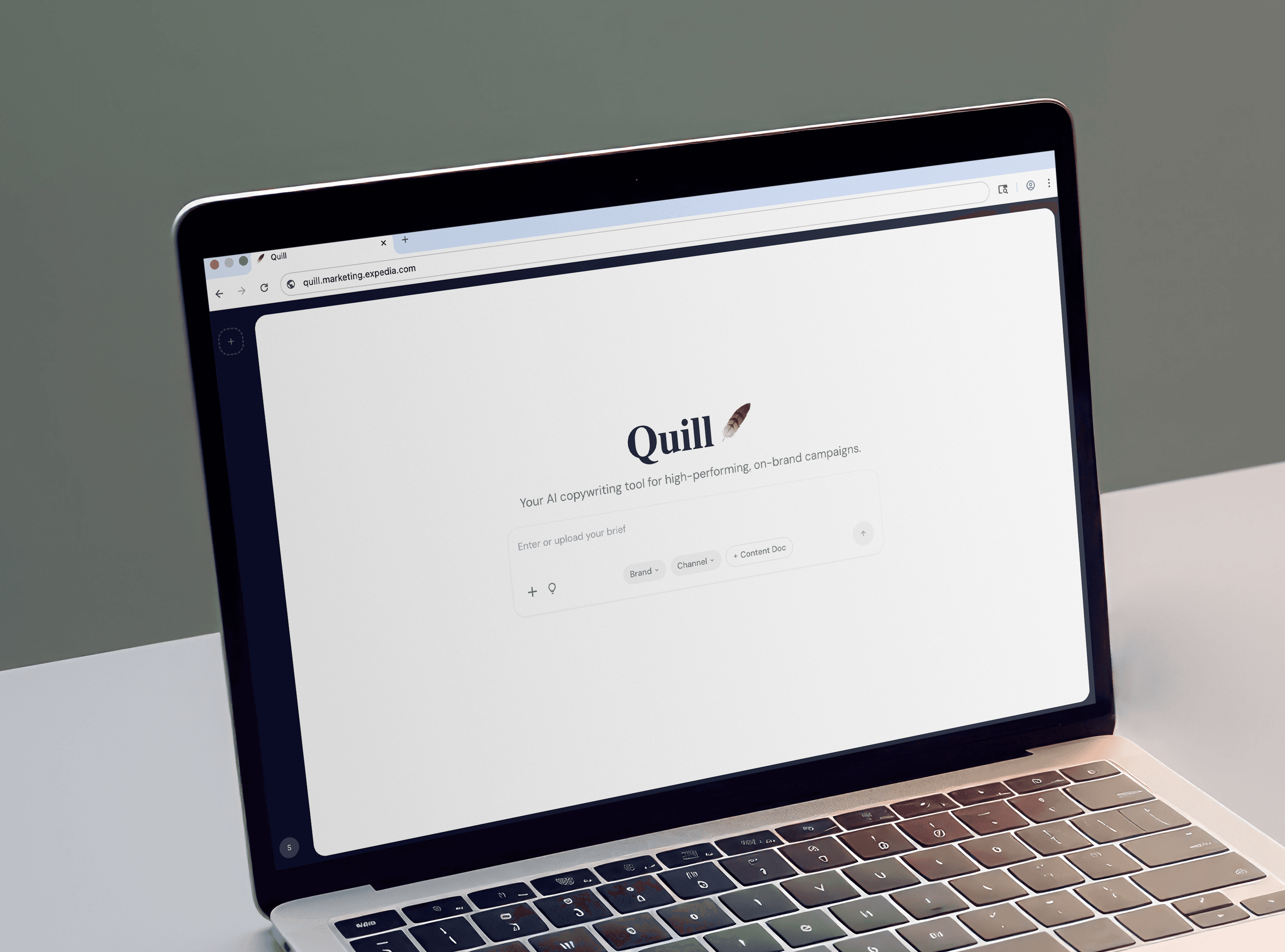 Mobile app screen showing a daily emotional check-in prompt that reads, “What’s something your Mom did today that made you smile?” The app features a microphone button and a sunset background, with the phone held in a hand against a softly lit indoor setting.