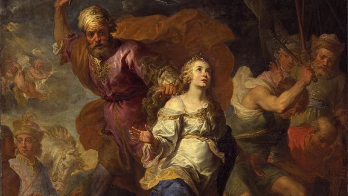 Pintura de San Ángel de Sicilia