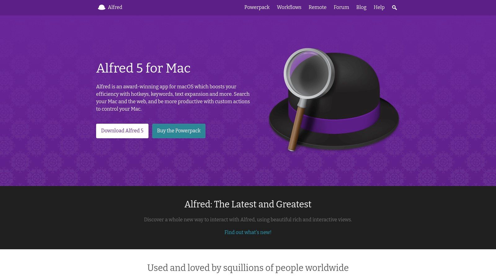 Alfred (official site)