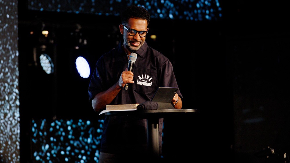 Testimonial styled film shot.