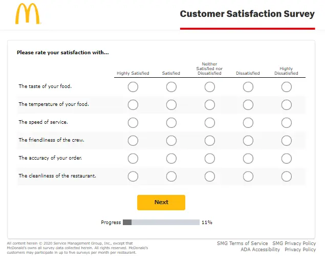Macdonalds-satisfaction-survey