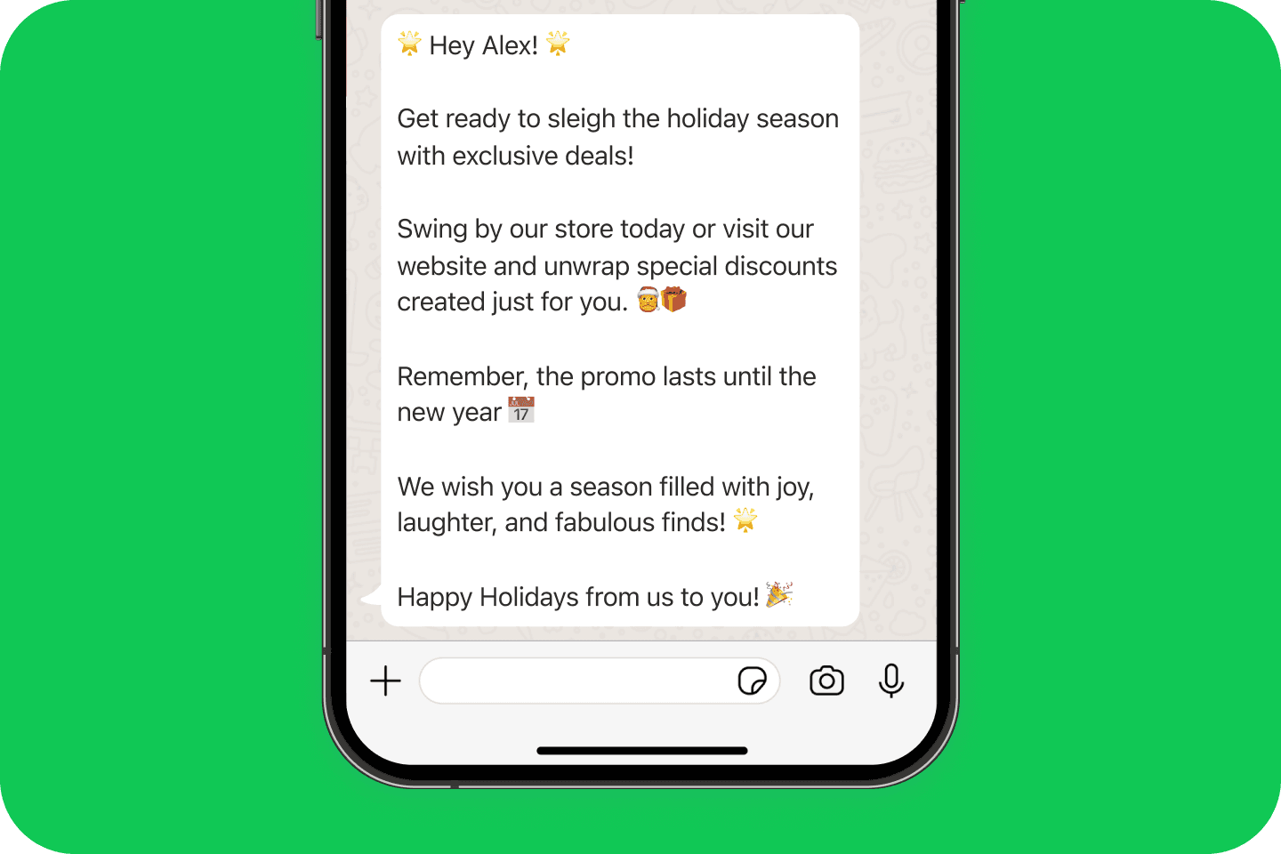 WhatsApp broadcast messages